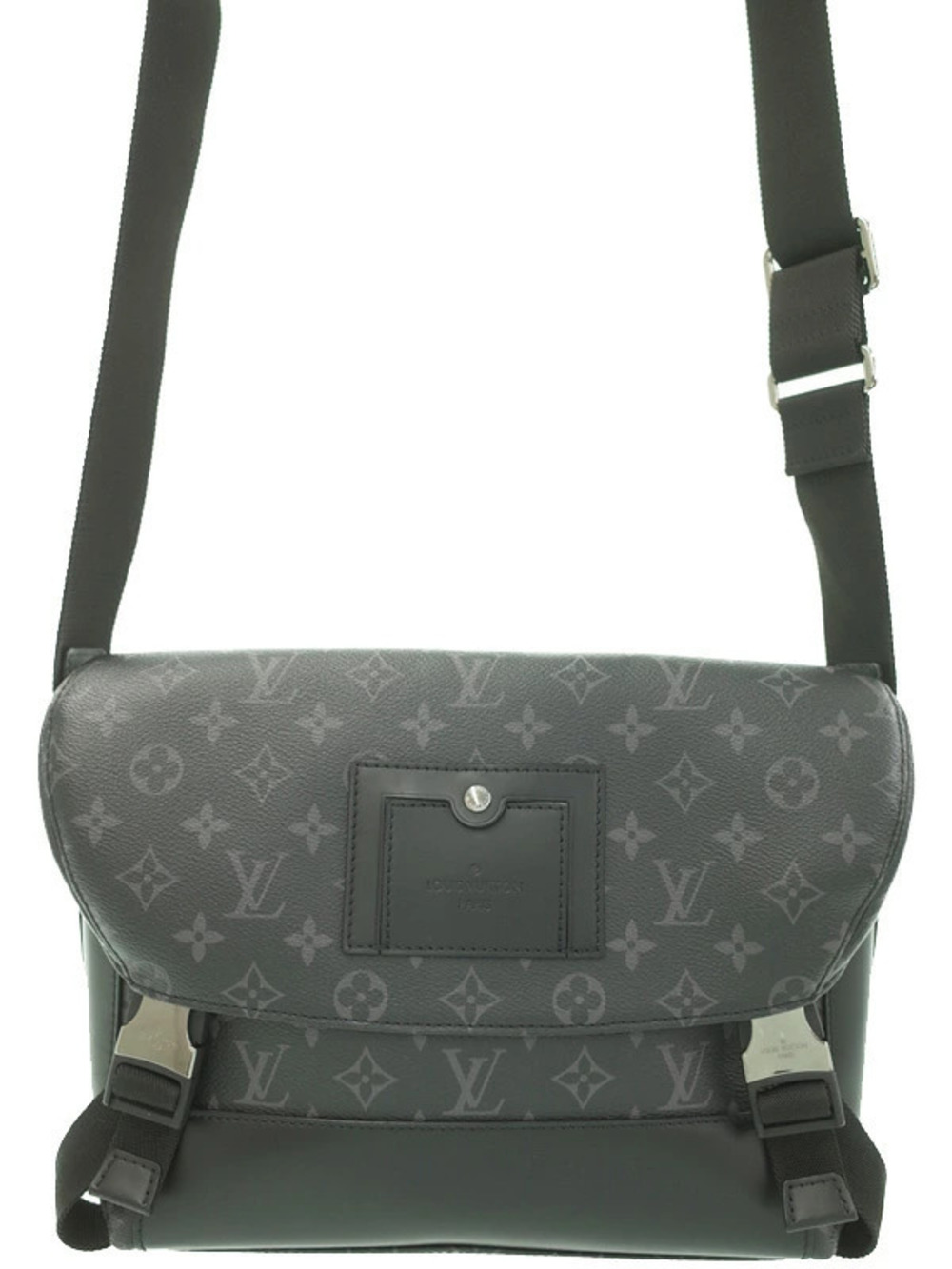 Louis Vuitton Monogram Eclipse Black Messenger Voyage Shoulder Bag